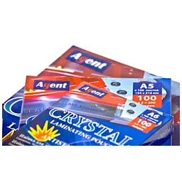 Плівка для ламінування Agent глянц. 75х105 175мк (100 шт.) ANTISTATIC (3190040)