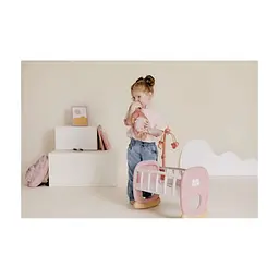 Игровой набор Smoby Колыбель Бэби Ньорс. Терракотовая пудра с мобилем, 18 мес. (7600220390) - миниатюра 7