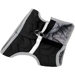 Шлея для собак м'яка AiryVest One, S1, 40-45х29-31 см, чорний (29411) - мініатюра 2