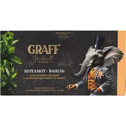 Чай чорний байховий Graff Bergamot-Vanilla 30 г (20 шт. х 1.5 г) - мініатюра 4