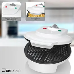 Вафельница Clatronic WA 3491 white - мініатюра 5
