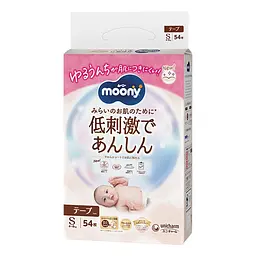 Підгузки Moony Natural S (4-8) кг 54 шт.