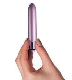 Матова віброкуля Rocks Off RO-90mm Touch of Velvet Lilac, 9х1.6 см. (бузковий) - мініатюра 2