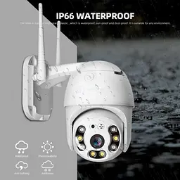 Камера зовнішня вулична поворотна CAMERA CAD N3 APP WIFI IP 2.0mp біла камера відеоспостереження - мініатюра 2