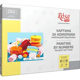 Картина за номерами Rosa Start Sweet Macaroons 35x45 см в коробці - мініатюра 2