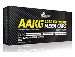 Амінокислота Olimp Sport Nutrition AAKG 1250 Extreme Mega Caps, 120 капсул