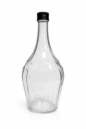 Пляшка EverGlass 2000 мл з металевою кришкою і дозатором