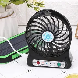 Міні вентилятор mini fan з акумулятором - мініатюра 3