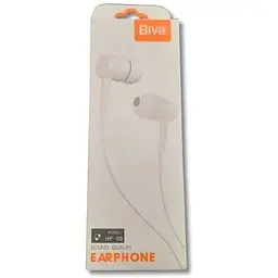 Навушники Biva HF-08 Wirred Earphones White - мініатюра 2