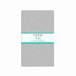 Набір євро простирадло Cosas Beige/Dots 220х240 см (SetSheet_Beige_DropGWhite_220х240) - мініатюра 5