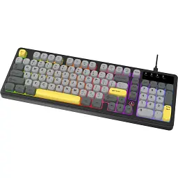 Клавіатура USB Ajazz AF98 Black/Grey/Yellow (AF98-BGY) UA - мініатюра 4