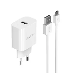 Зарядний пристрій HAVIT HV-ST113 USB з кабелем Type-C HAVIT (27338-000)