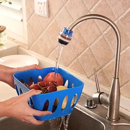 Проточний вугільний фільтр для води на кран грубої очистки п'ятишаровий насадка на кран - мініатюра 5