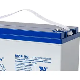 Акумулятор Ritar GEL 12V/100Ah/1200Wh [DG12-100] [125676] - мініатюра 3
