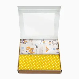 Багаторазові пелюшки дитячі FOREST ANIMALS CS2 2шт COSAS (4822052128183) - мініатюра 2