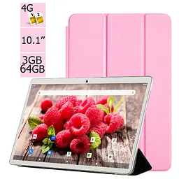 Планшет - телефон Adronix S 364 LTE Pink IPS 10.1'' 3GB/64GB + Чохол-книжка