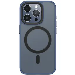 TPU+PC чохол Blueo Skin Friendly Frosted with MagSafe для Apple iPhone 15 Pro (6.1) Синій / Blue
