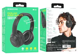 Bluetooth Стерео Гарнітура Borofone BO20 Чорний - мініатюра 4