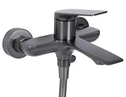 Змішувач для ванни Qtap Vlasta New QTVLA259GMB45643 Gunmetal Black PVD