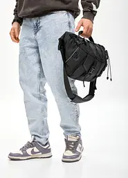 Чоловіча cумка-бананка під ноутбук Sambag Urban Pro чорна 46 × 26 см (51411264m) - мініатюра 6