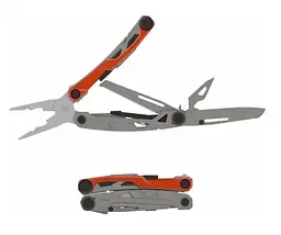 Мультитул True Utility Ti Pocket Multi Tool Сірий-Червоний - мініатюра 3
