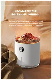 Зволожувач повітря портативний Volcano Jellyfish Ultrasonic Air Humidifier HX-127, 350 мл, акумулятор 1200mAh Kinscoter hoz0012521 - мініатюра 5