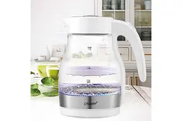 Електрочайник скляний Maestro MR-061-White 1.7 л 2200 Вт білий - мініатюра 2
