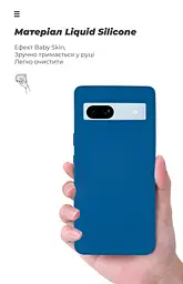 Чехол ArmorStandart ICON для Google Pixel 7a Dark Blue (ARM70909) - мініатюра 7