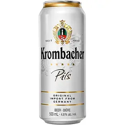 Набiр: пиво Krombacher Pils 0.5 л + Krombacher Weizen 0.5 л + Krombacher Hell 0.5 л + Krombacher Pils б/а 0.5 л + термосумка - мініатюра 4