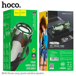 Портативна акустика Hoco Desire song sports wireless speaker BS40 червона - мініатюра 3
