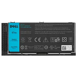 Акумулятор Dell N71FM (Precision M4600, M4700, M6600, M6700 series) 11.1V 8310 mAh 97Wh Black - мініатюра 3