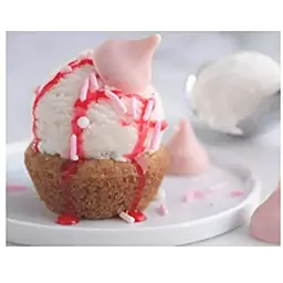 Шоколадні цукерки Hershey's Kisses Strawberry Ice Cream Cone Flavored Candy Bag 118 г - мініатюра 4