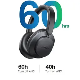 Бездротові навушники Ugreen HP106 HiTune Max3 Hybrid (чорні) - мініатюра 7