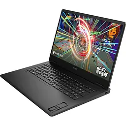 Ноутбук HP 17.3 OMEN Gaming 17-db1013ua FHD IPS/Ryzen AI 9 365/24GB/1TB/RTX 5060 8GB/DOS/Black (C9SB1EA) - мініатюра 2