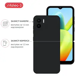 Чохол до мобільного телефона Intaleo SoftShell Xiaomi Redmi A1 Black (1283126567117) - мініатюра 3