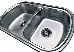 Кухонна мийка Romzha Vayorika 2C Satin RO48489, Сірий - мініатюра 5