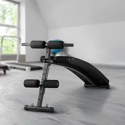 Похила лава для тренувань преса Gymtek XL200 з еспандерами для дому - мініатюра 19