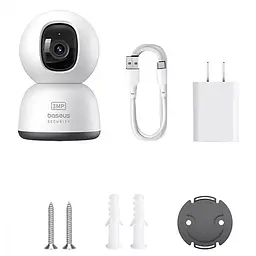 Камера відеоспостереження Baseus Security P1 Lite Indoor 2K (S0TV002132) - мініатюра 2