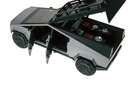 Іграшкова машинка пікап Tesla Cybertruck Camping 1:24 Автопром світлозвукові ефекти AP7727, коробка р.28x16x12, 8см - мініатюра 4