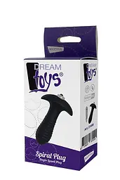 Анальна пробка DREAM TOYS SPIRAL PLUG SINGLE SPEED PLUG Dream toys 35-21488 95878 - мініатюра 2