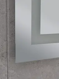 Дзеркало Mixxus Hard MR06-60x80-CASE (LED Touch, годинник, антизапотівання, димер, регулювання яскравості) MI7157 - мініатюра 3
