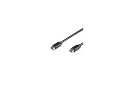 Кабель ATCOM (12113) Type-C/Type-C, 0.8м, чорний