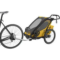 Дитяча коляска Thule Chariot Sport Single (Spectra Yellow) (TH 10201022) - мініатюра 4