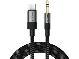 Адаптер Acefast J11 USB Type-C - аудио 3.5 мм 1 м Black (6974316285274)