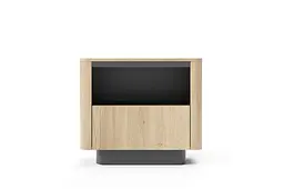 Тумба приліжкова Perfect Home Торро / Torro 1S/63 з 1 шухлядою Дуб кремона/чорний (PFH-091419)