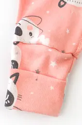 Натільний комбінезон зі швами назовні для новонародженої Pink Panda - мініатюра 3