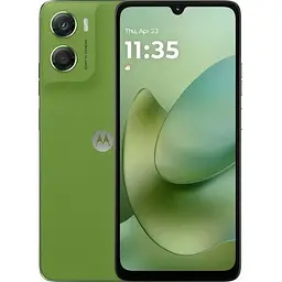 Смартфон Motorola G06, Tendril, 6.88" (1640х720, 120 Гц, LCD), MediaTek Helio G81 Extreme (8 ядер), Mali-G52 MC2, RAM 4GB, ROM