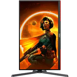 TFT 27" AOC Q27G3XMN/BK, MiniLED QHD IPS, 180Hz, 1ms, 2xHDMI, DP, HAS, Pivot, чорно-червоний - мініатюра 9