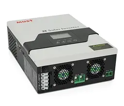 ДБЖ PV18-1012VPM, 1000W, 12V, гібридний інвертор, струм заряду 0-70A, 160-275V, MPPT (60А Must teh0033899 - мініатюра 3