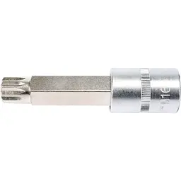 Головка торцева Yato квадрат 1/2" Spline подовжена M16 L= 100 мм (YT-04356) - мініатюра 2